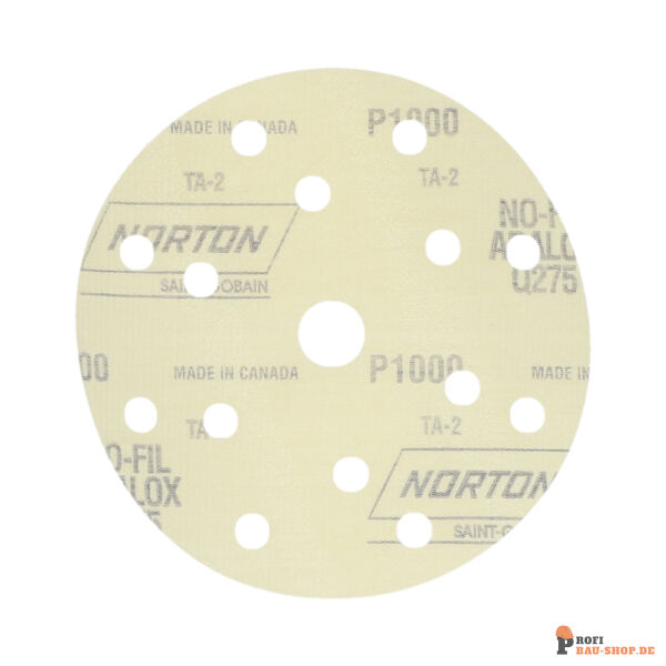 nortonschleifmittel/NORTON_schleifmittel_77696088155 Discs Selfgrip Norton Norton Pro Film 15x18 Grit 1000 14 holes_147009